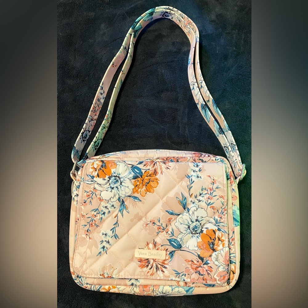 Vera Bradley Floral Quilted Crossbody Bag - Pink Floral